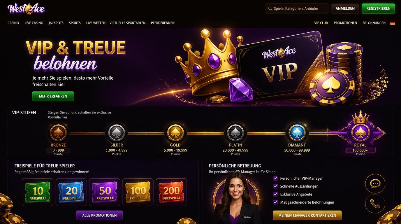 VIP-Treueprogramm und persönliche Vorteile grafisch